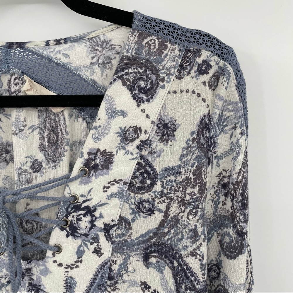 Altard State White & Blue Paisley Dress - Picture 5 of 14